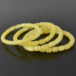 Matt tube natural Baltic amber new bracelet